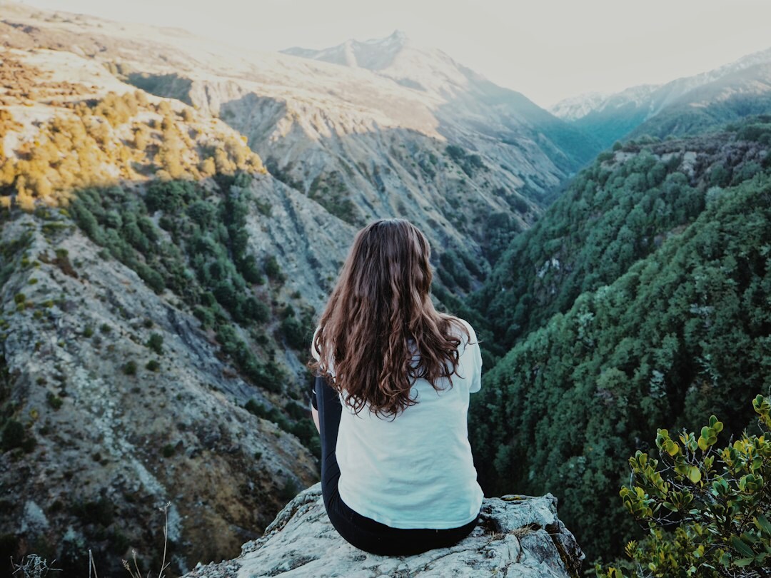 person reflecting on personal growth